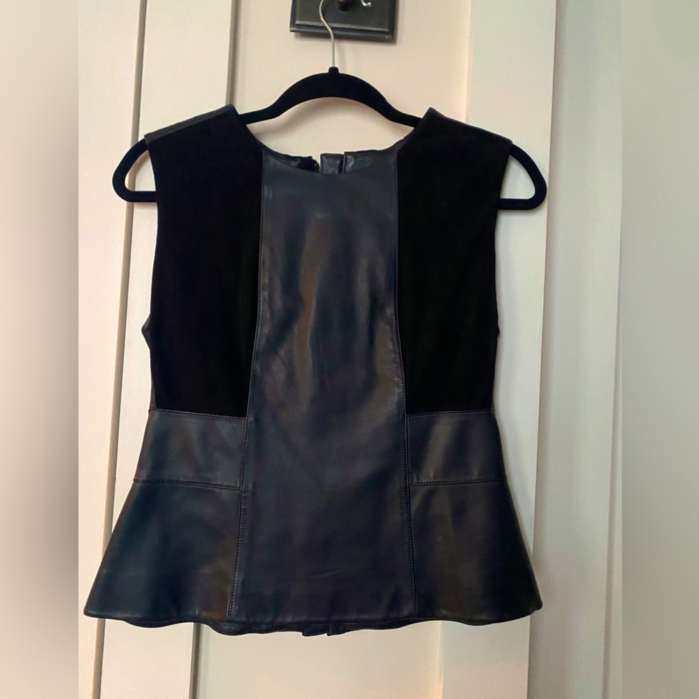 Belstaff Leather and Suede Top
